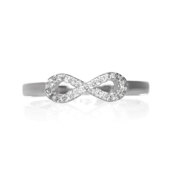 Sterling Silver Infinity Symbol Ring - Picture 4 of 6